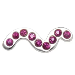 LULU Copenhagen SNAKY Silver, Pink Hot