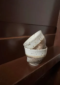 Studio Aarhus Sparrow cup espresso Gråbrun / hvid Sale