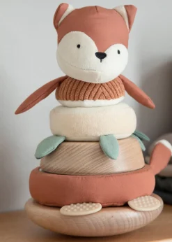 Sebra Stacking & Tilting Fox - Sparky Fox Tail Red Hot