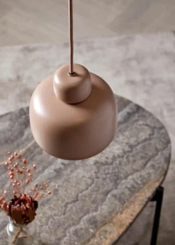 Woud Stone Pendant Dusty Rose Clearance