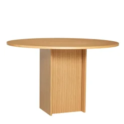 Hübsch Straight Dining Table Round
