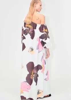Stine Goya Structured Off-Shoulder Dress Wild Flowers Clearance