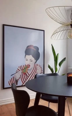 Taishō Sulten Geisha Light blue Outlet