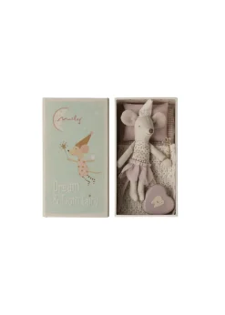 Maileg Tooth fairy mouse in matchbox Rose Outlet