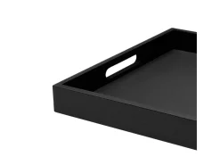 Broste CPH Tray 'Sarah' Birch Wood Black - Small Clearance