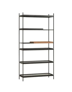 Woud Tray Shelf Style 14 Sort & Valnød - Høj Best