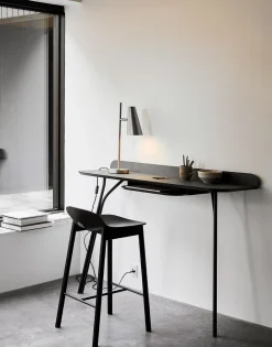 Woud Tree Console Table High - Charcoal Black Fenix Fashion