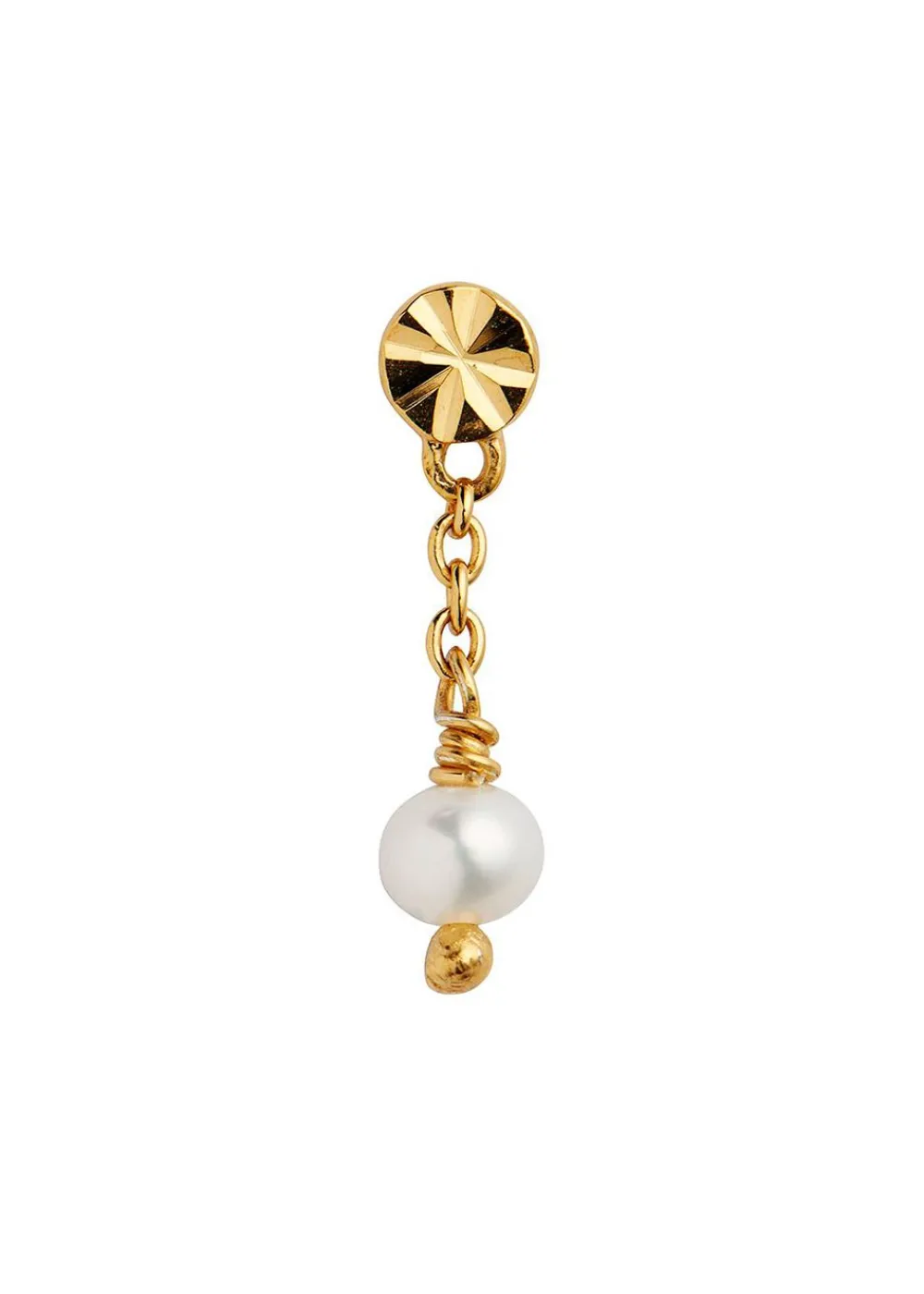 Stine A Tres Petit Etoile Earring With Pearl