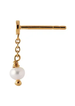Stine A Tres Petit Etoile Earring With Pearl