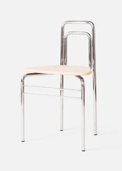 A. Petersen Tube Chair by Dan Svarth Vegetal Leather Outlet