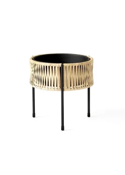 Audo Copenhagen Umanoff Planter Black Rattan - small Clearance