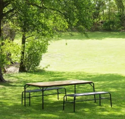 Normann Copenhagen Vig Bench Dark Green Hot