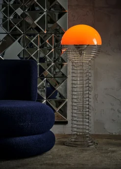 Verpan Wire Floor Lamp Orange Online