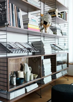 String Furniture Wire Magazine Shelf