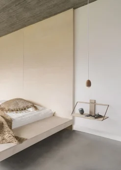 Andersen Furniture Wood Wall Shelf Large - Oak Outlet