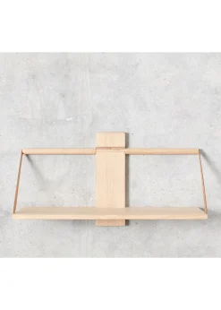Andersen Furniture Wood Wall Shelf Large - Oak Outlet