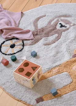 Sebra Wooden Shape Sorter Toes/Builders Outlet