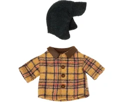 Maileg Woodsman Jacket and Hat, Teddy Dad Gingham Checks Outlet