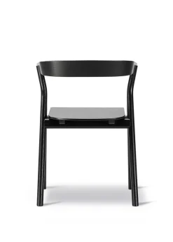 Fredericia Furniture Yksi Chair 3340 by Thau & Kallio Black Lacquered Oak Hot