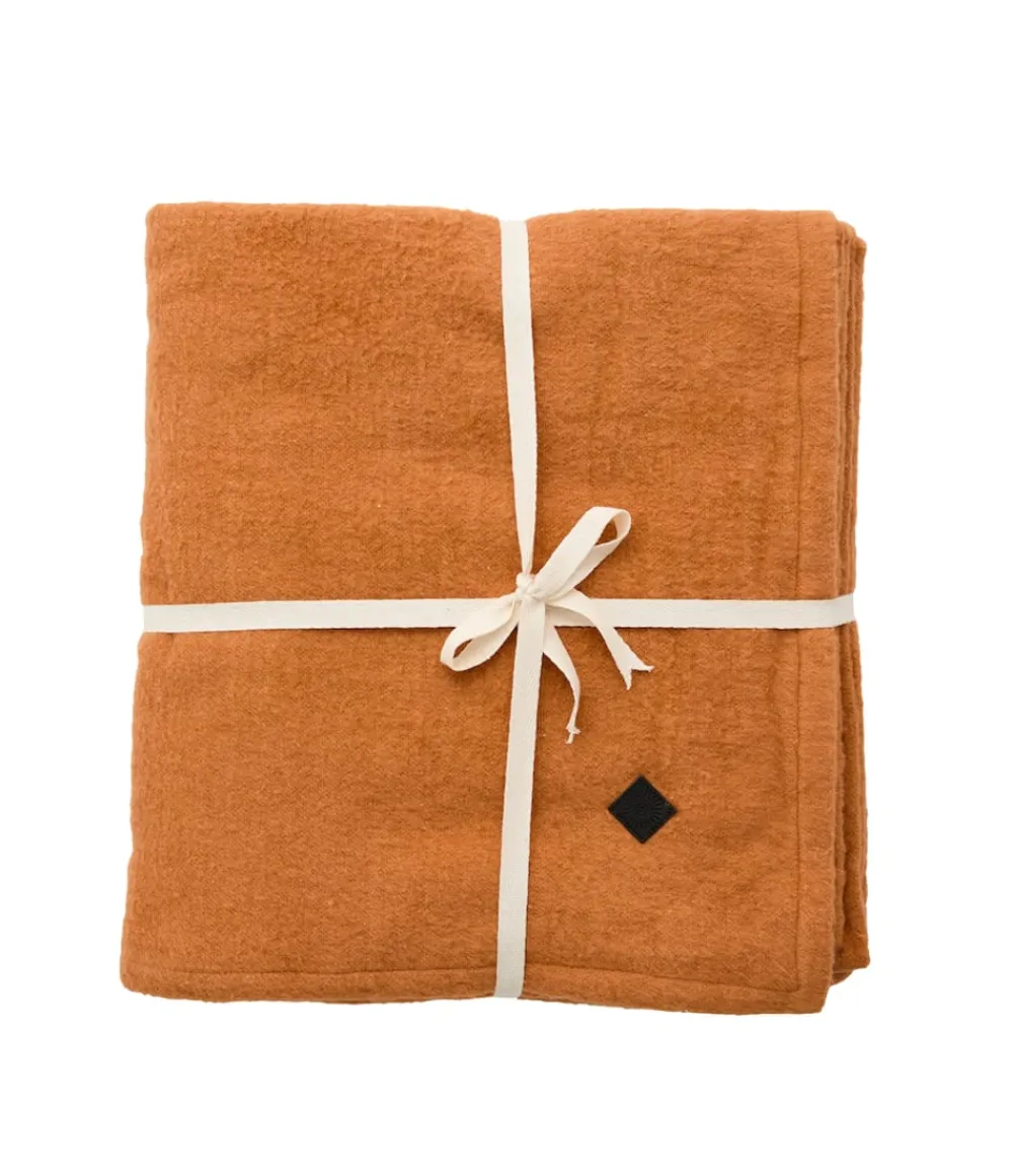 Yoga - Simple Days YOGA Cotton Blanket Rust Fashion