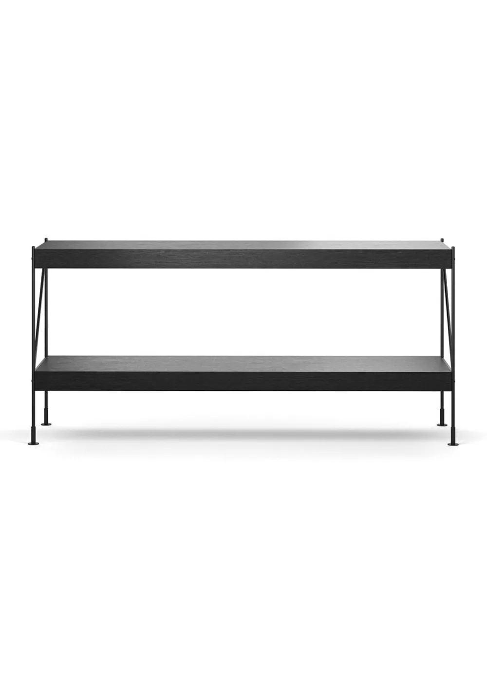 Audo Copenhagen Zet Storage System - H70 Black Steel / Black Oak New