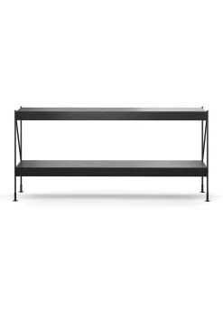 Audo Copenhagen Zet Storage System - H70 Black Steel / Black Oak New