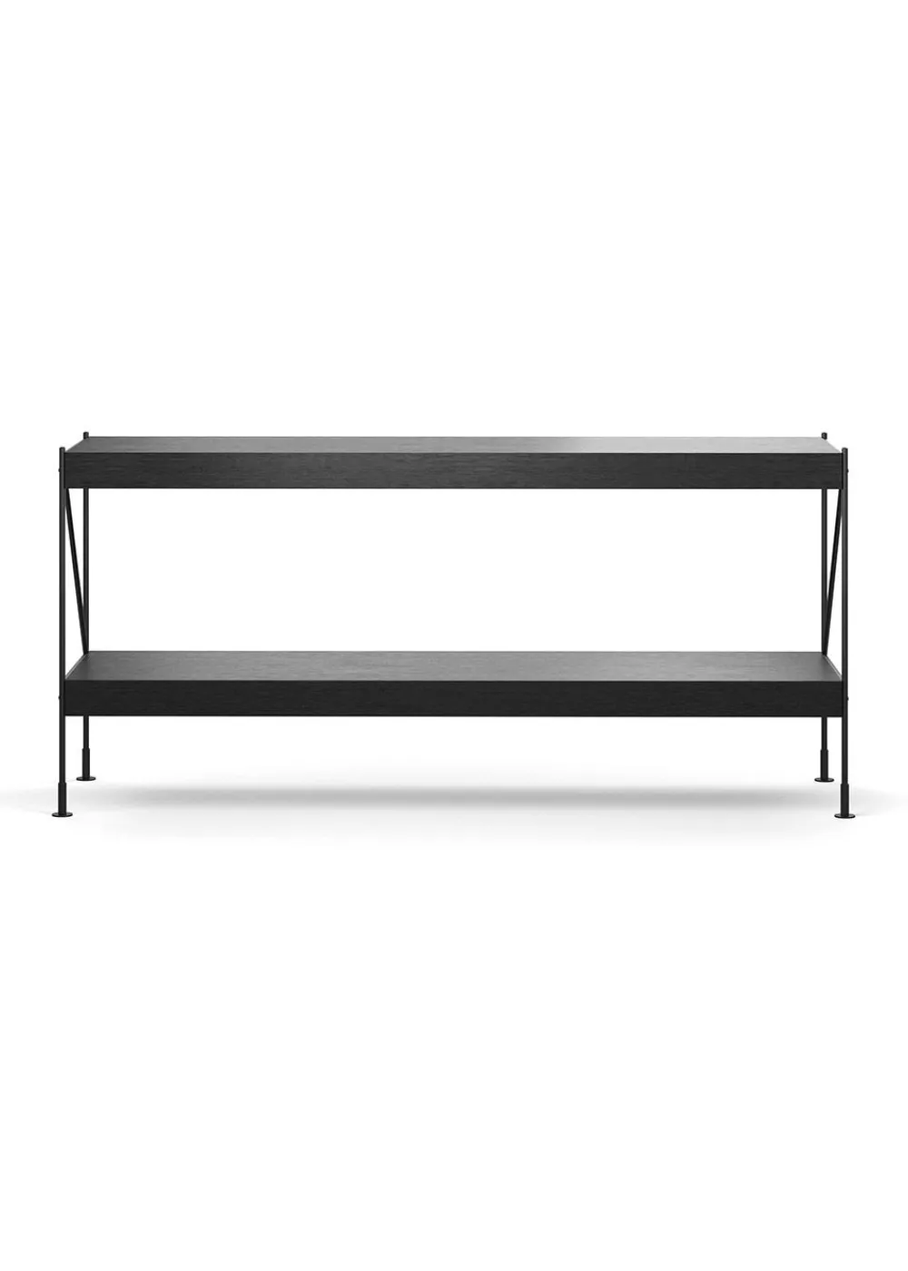 Audo Copenhagen Zet Storage System - H70 Black Steel / Black Oak New