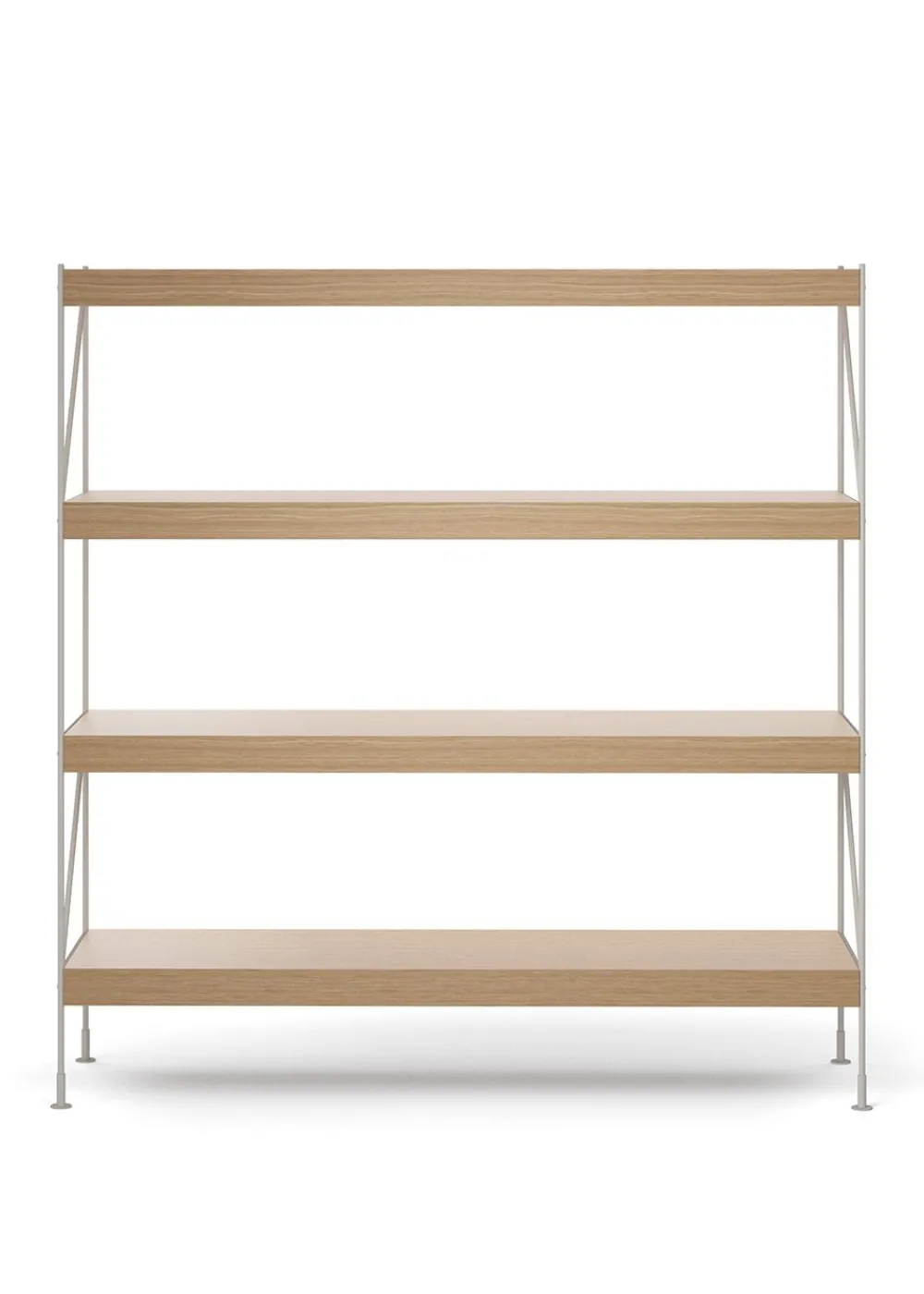 Audo Copenhagen Zet Storage System - H158 Ivory Steel / Natural Oak Sale
