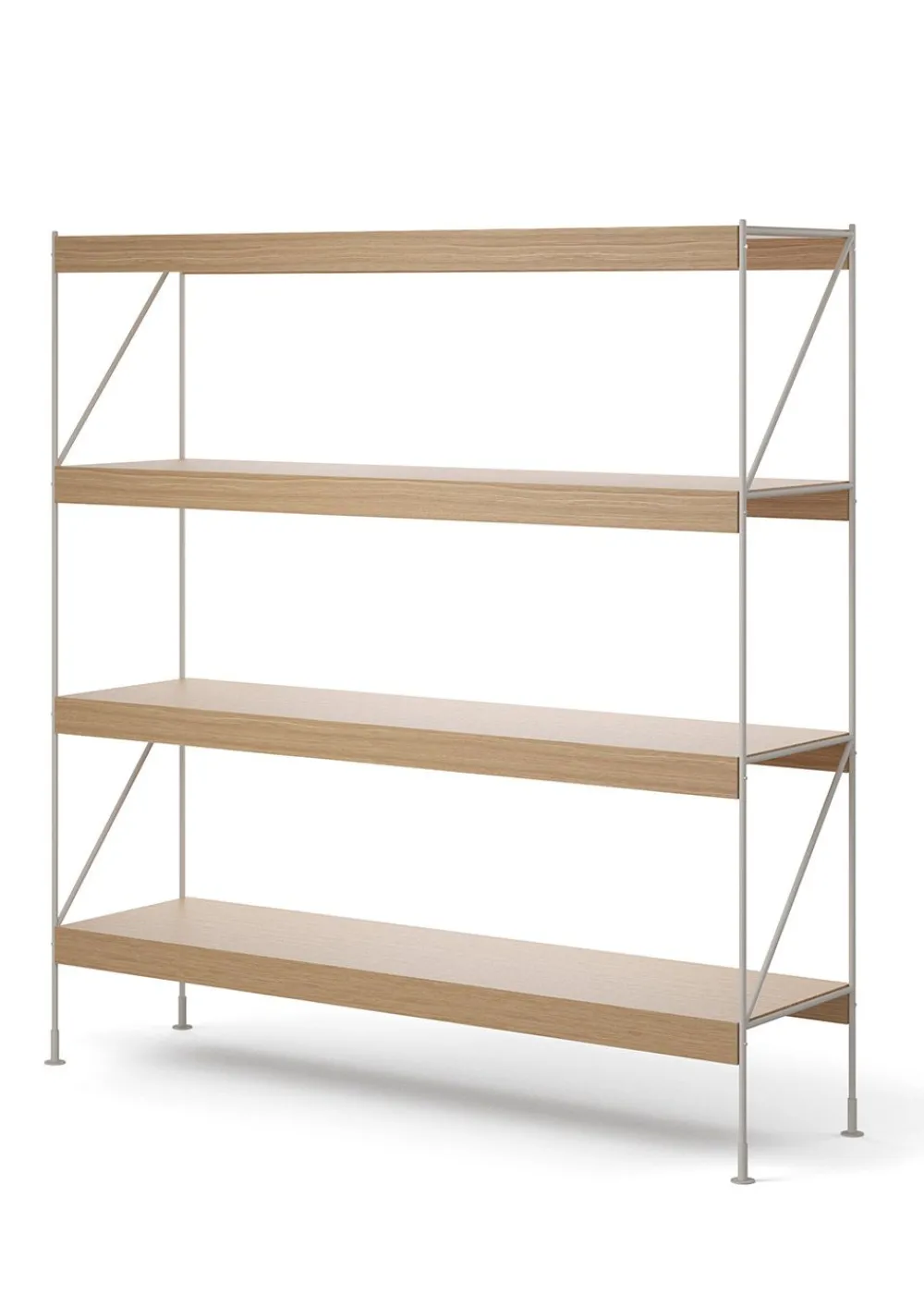 Audo Copenhagen Zet Storage System - H158 Ivory Steel / Natural Oak Sale