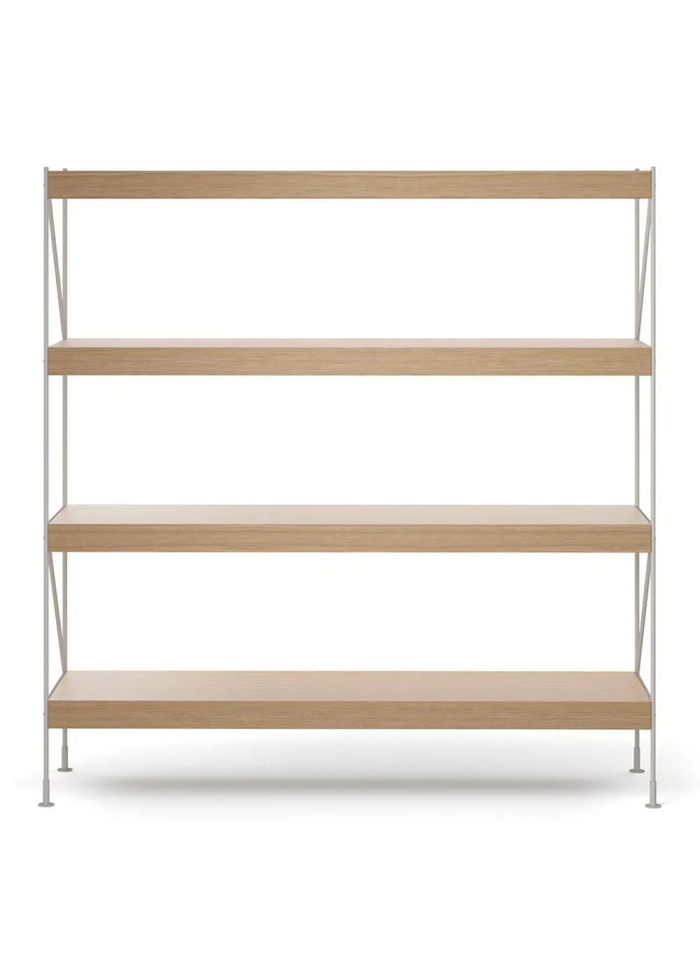 Audo Copenhagen Zet Storage System - H158 Ivory Steel / Natural Oak Sale