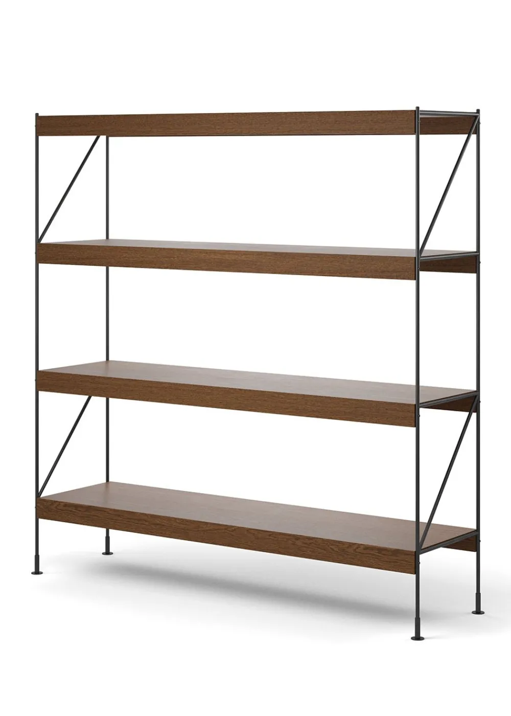 Audo Copenhagen Zet Storage System - H158 Black Steel / Dark Stained Oak Online