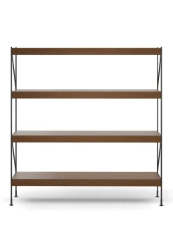 Audo Copenhagen Zet Storage System - H158 Black Steel / Dark Stained Oak Online