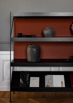 Audo Copenhagen Zet Storage System - H158 Black Steel / Dark Stained Oak Online