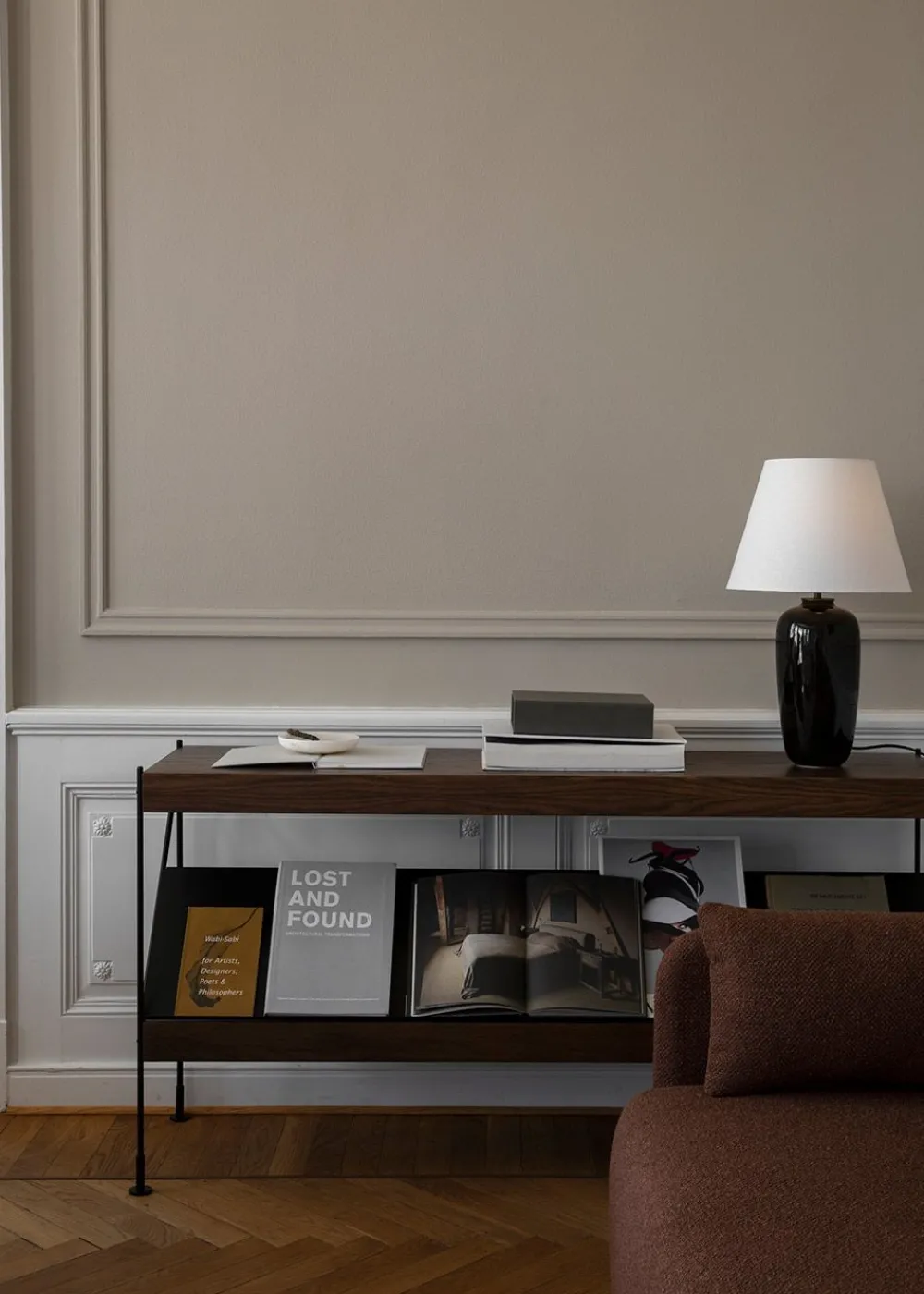 Audo Copenhagen Zet Storage System - H70 Black Steel / Dark Stained Oak Online