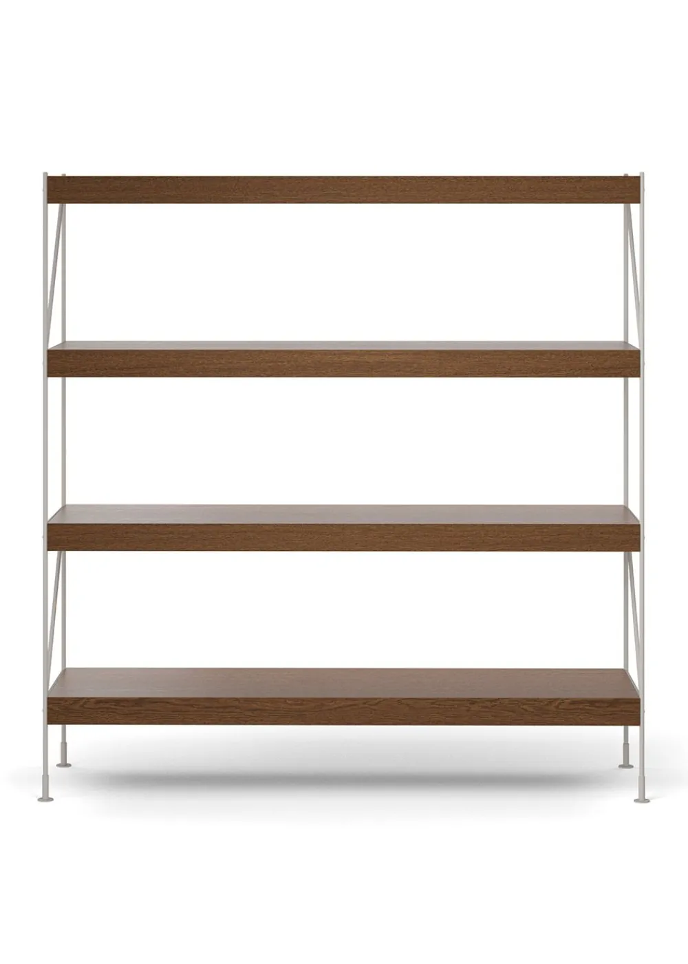 Audo Copenhagen Zet Storage System - H158 Ivory Steel / Dark Stained Oak Discount