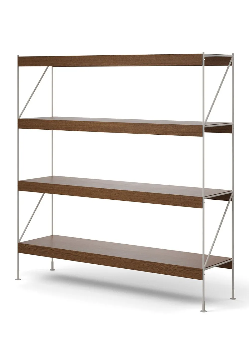 Audo Copenhagen Zet Storage System - H158 Ivory Steel / Dark Stained Oak Discount