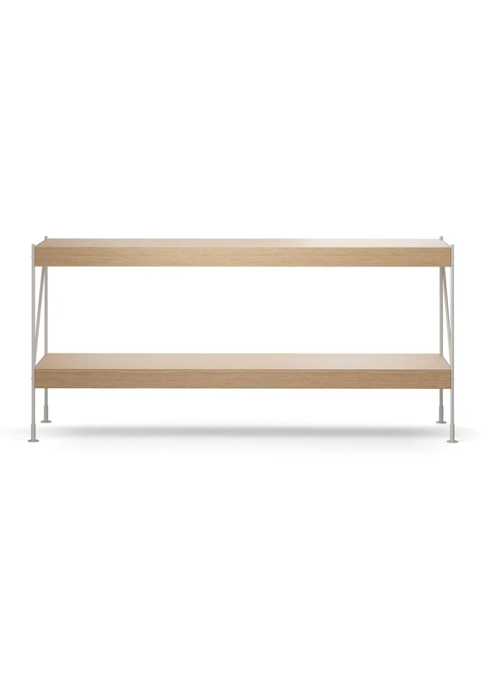 Audo Copenhagen Zet Storage System - H70 Ivory Steel / Natural Oak Hot