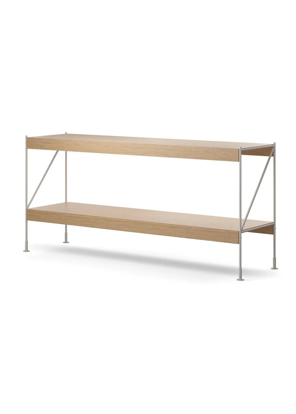Audo Copenhagen Zet Storage System - H70 Ivory Steel / Natural Oak Hot